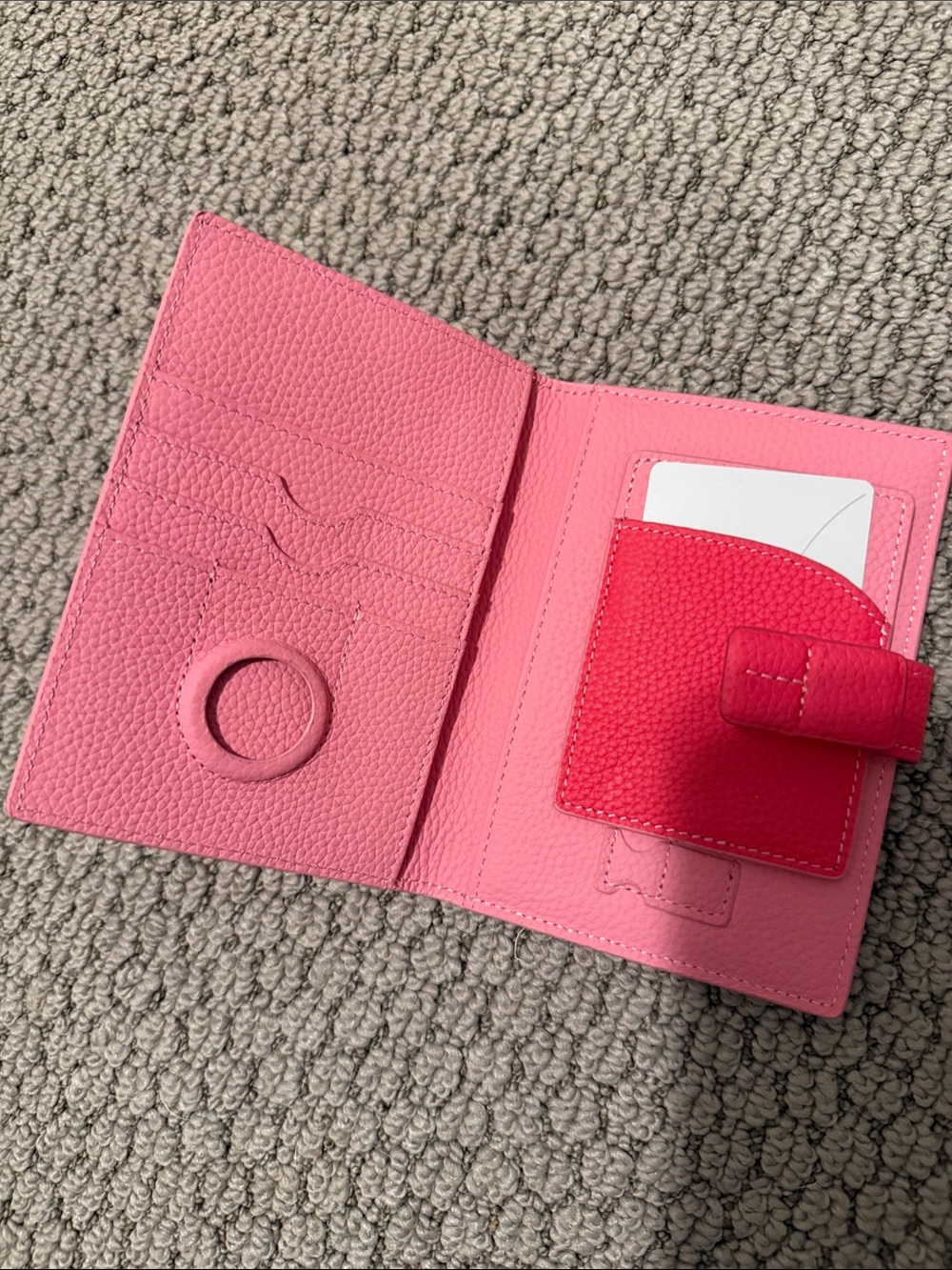 Pink Passport Wallet with Magsafe Removable wallet